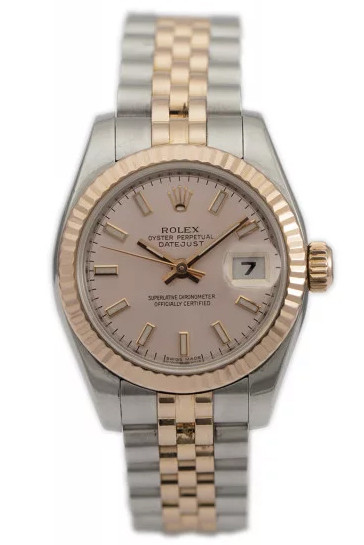 PRE-OWNED Lady Datejust 26mm Automatic Rose, Rose Gold & Steel